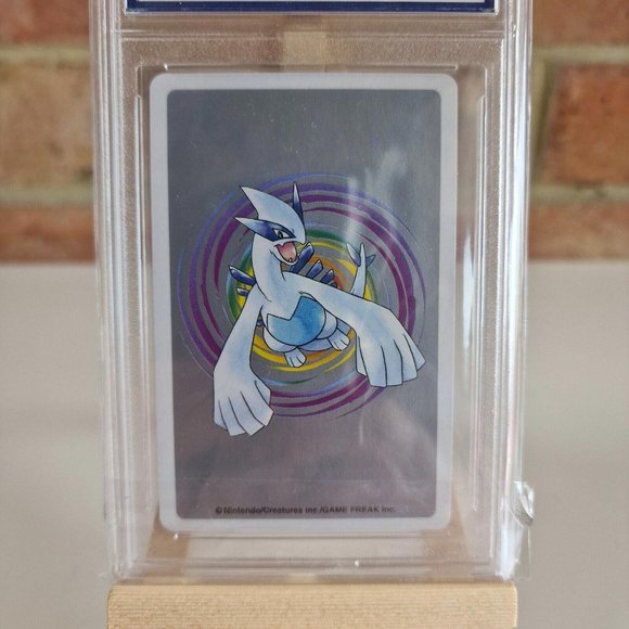 Growlithe Poker Pokemon Card Graded MGC 8 PSA+- TCG N.058 Lugia Deck 1999 - Picture 9 of 9